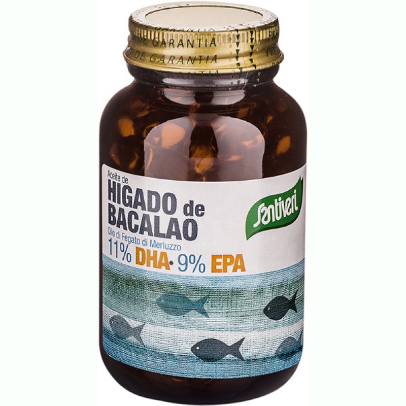 Aceite de higado de Bacalao 120 perlas - Santiveri - Productos Dietéticos